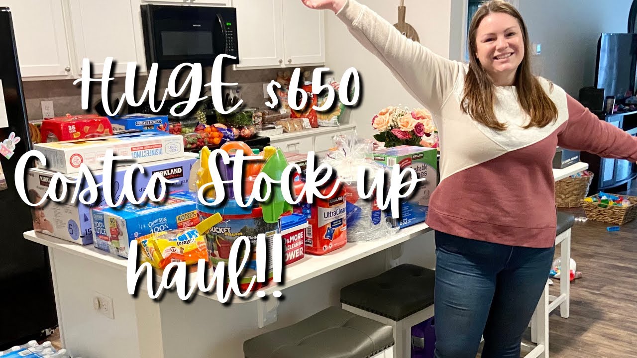HUGE COSTCO HAUL Huge 650 haul MARCH 2021 YouTube
