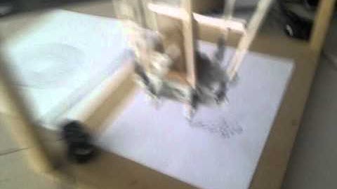 Delta Robot Drawing Fractal