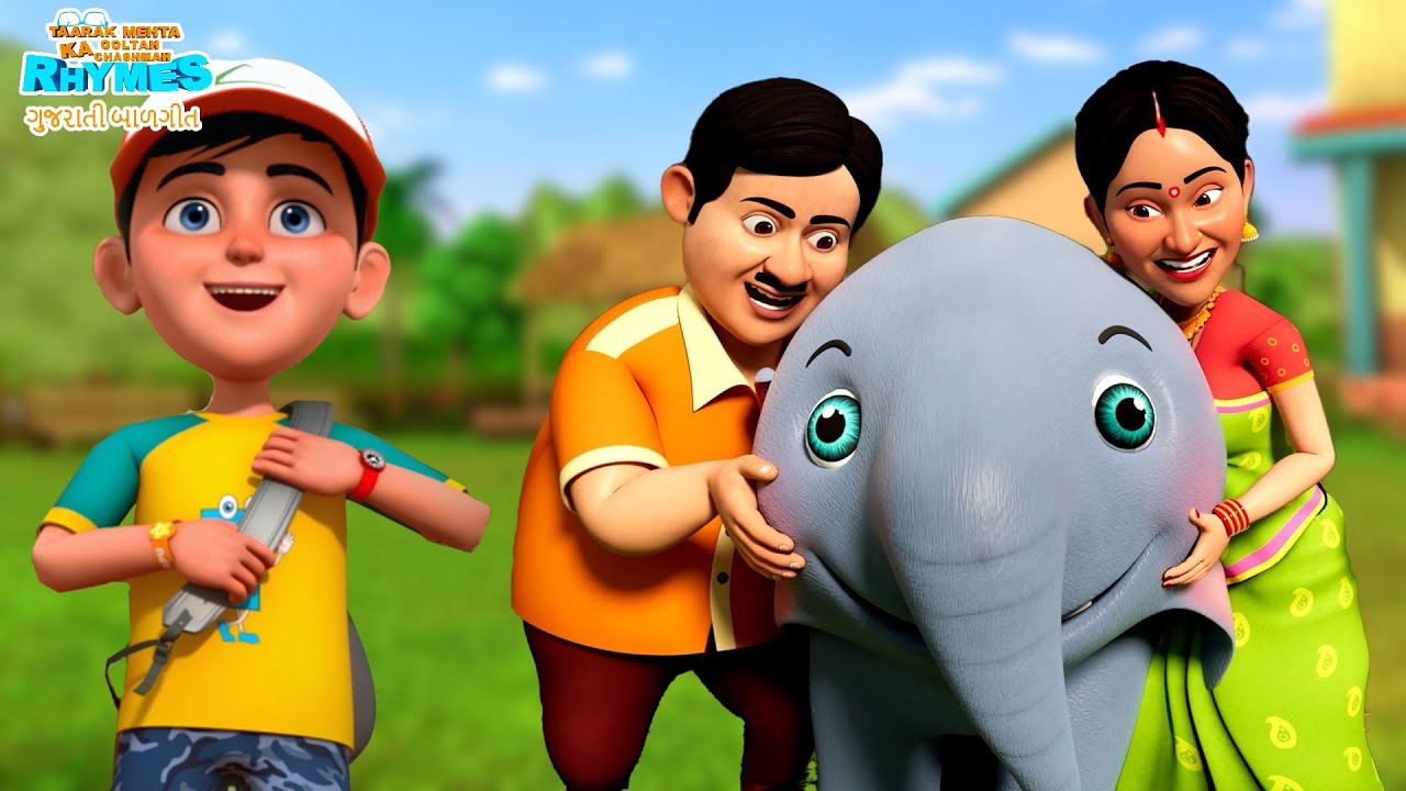 Nursery Rhymes in Gujarati | Kids Favourite Rhymes 
