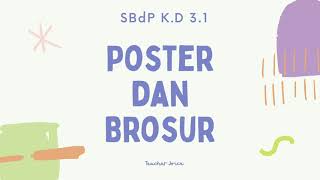 Poster dan Brosur