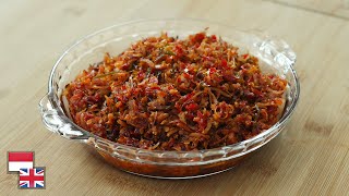 Gurih, Pedas, Manis! Resep SAMBAL TERI KECOMBRANG [Tahan Lama]