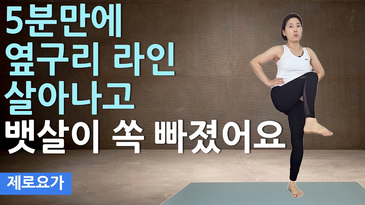 걷기대신 꼭하세요, 쉬운동작으로도 내장지방 쏙 빠집니다 / home strength workout | 제로요가 Joanne ...