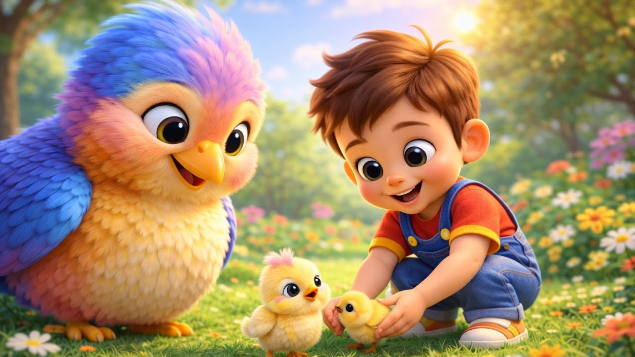 Nanni Chidiya Aayi 🐦 | Cute Hindi Kids Song | 3D Animated Nursery Rhyme @cartoonAGJ