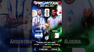 Argentina vs Algeria 😱 FIFA 2026 Prediction | Who Will Win This BLOCKBUSTER Clash?! 🇦🇷🔥🇩🇿