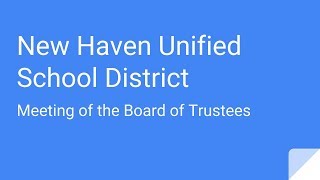 NHUSD Board Meeting 2019-3-5