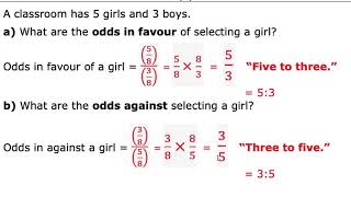 MDM4U - 6.2 - Odds - VIDEO