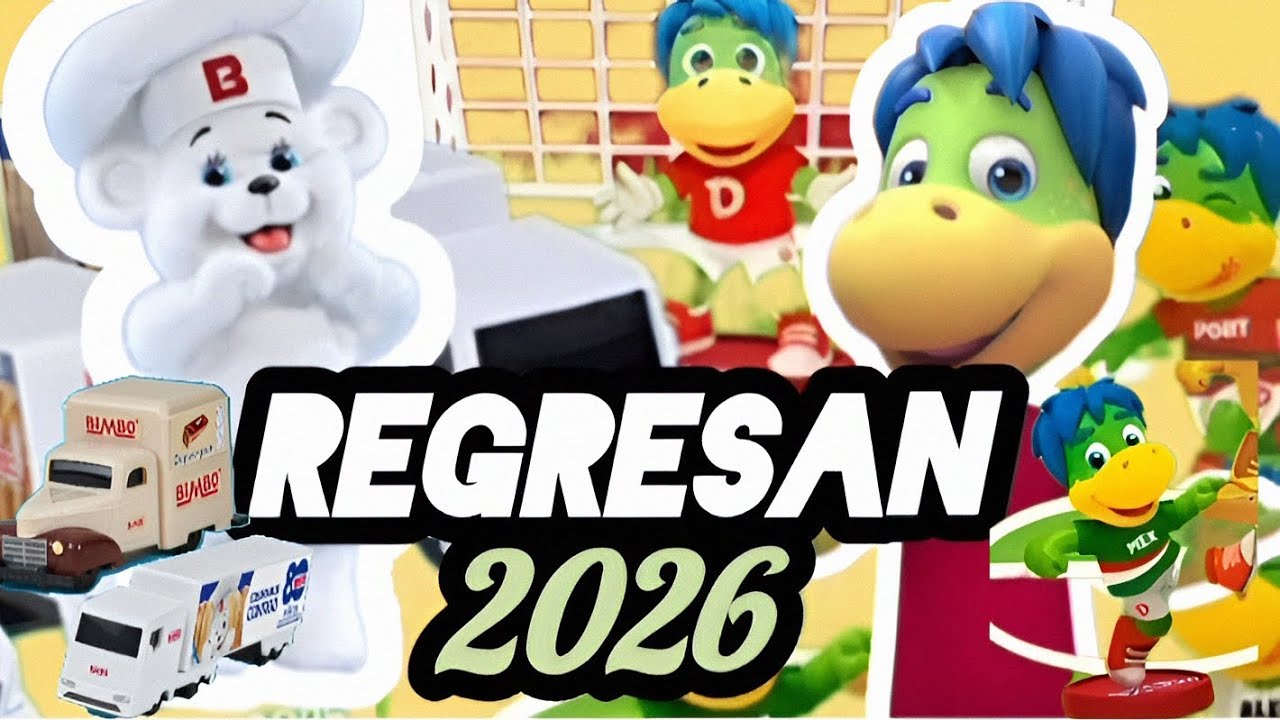 Regresan los CARRITOS BIMBO,Y DANONINO también regresa con una nueva colección de Figuras 😯😯