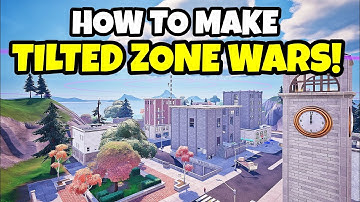How To Make A TILTED ZONE WARS MAP In Fortnite Creative 1.0/UEFN | Solo Zone Wars Tutorial 2025