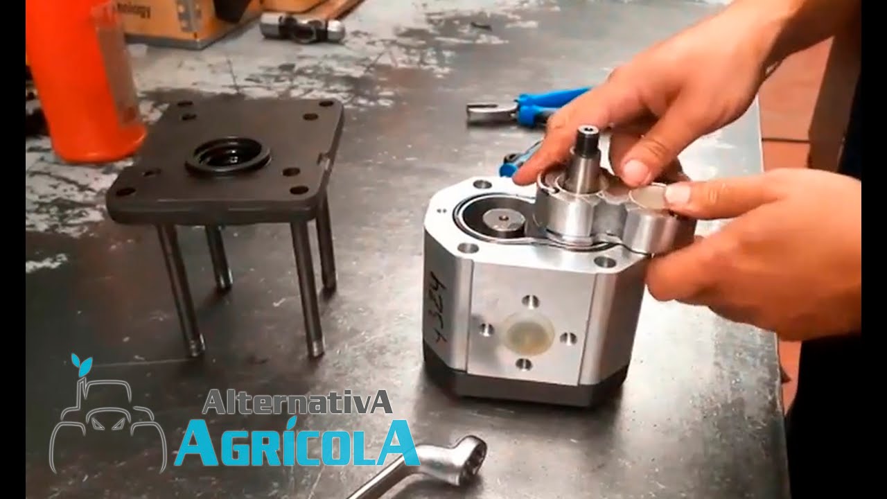 Invertimos el giro de una bomba hidráulica