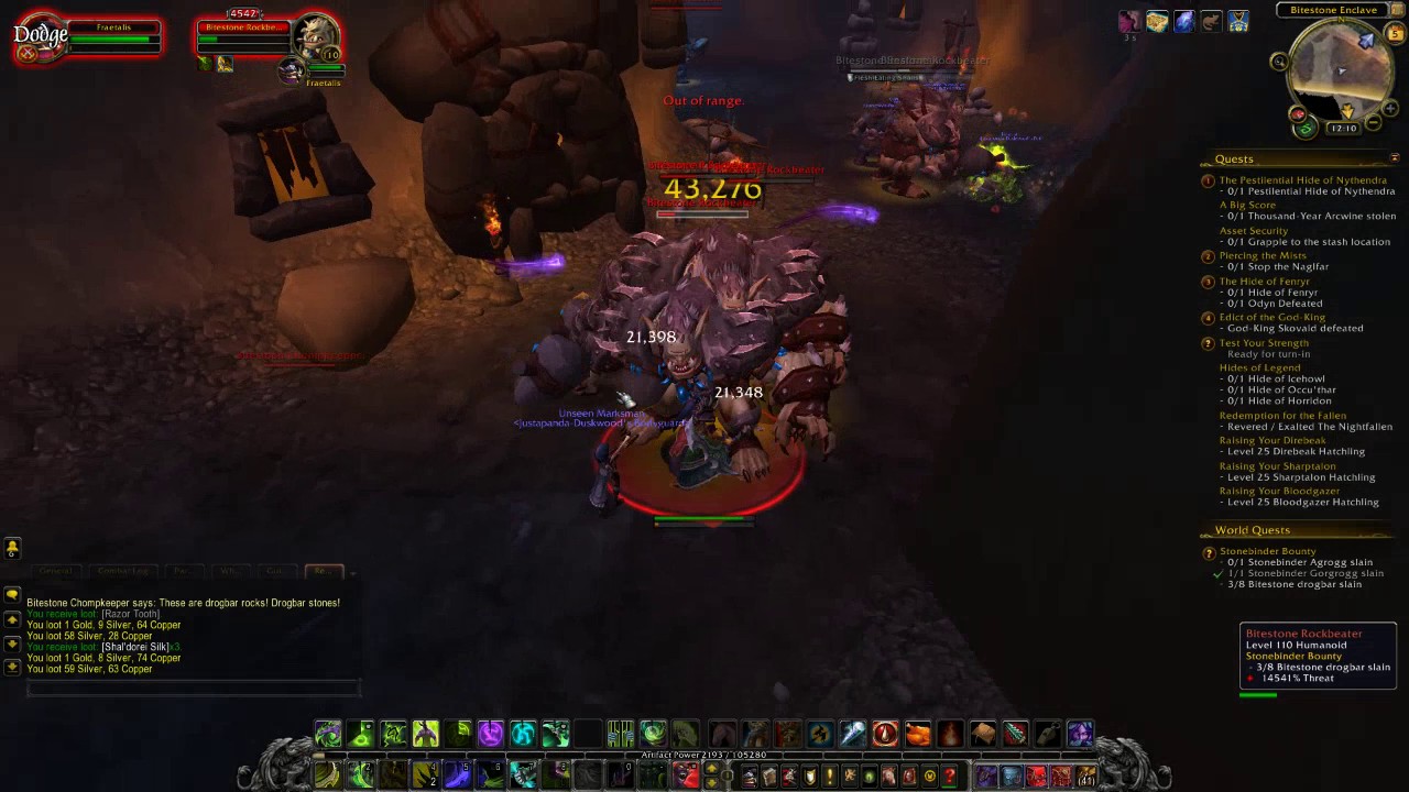 World of Warcraft Stonebinder Bounty Highmountain Legion World Quest Guide