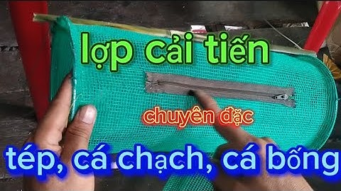 lợp tép, cá chạch, cá bống, mẫu cải tiến