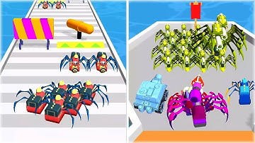 MAX LEVEL in Spider Run: Alphabet Race 3D Game!