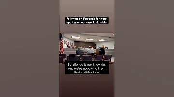 Follow Us On Facebook For More Updates On Our Case 