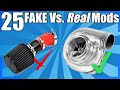 25 Real VS. Fake Car Mods!