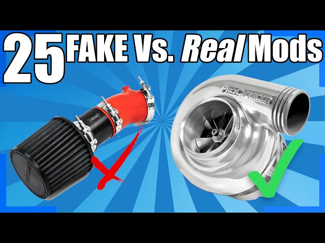 25 Real VS. Fake Car Mods! class=