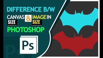 Canvas size vs Image size Photoshop 2020