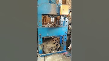 HOW TO USE PRESSING MACHINE IN FIXING EXCAVATOR
