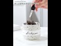 Space Textures Cement Scented Candle Jar
