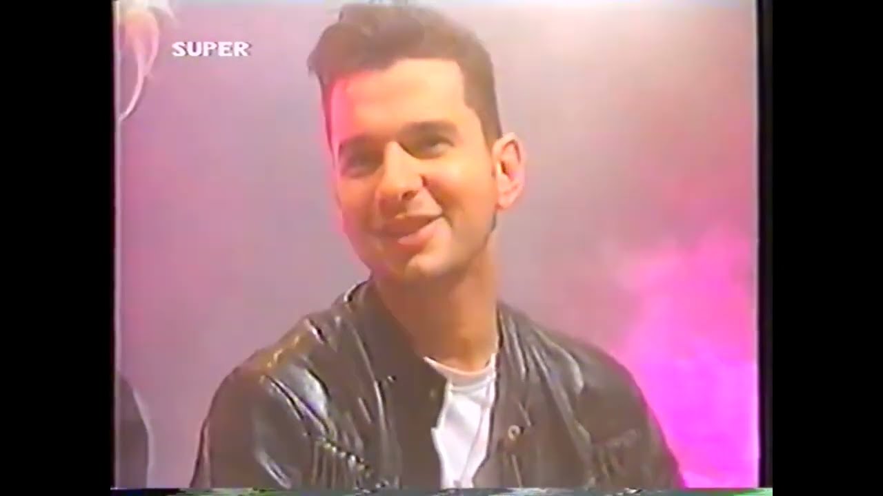 Depeche Mode interview 13.10.1989 Hit Studio International, UK, London, Superchannel