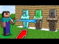 Minecraft NOOB vs PRO: NOOB WAS SHOCKED WHEN WASHED THIS RAREST VILLAGER STATUE! 100% trolling