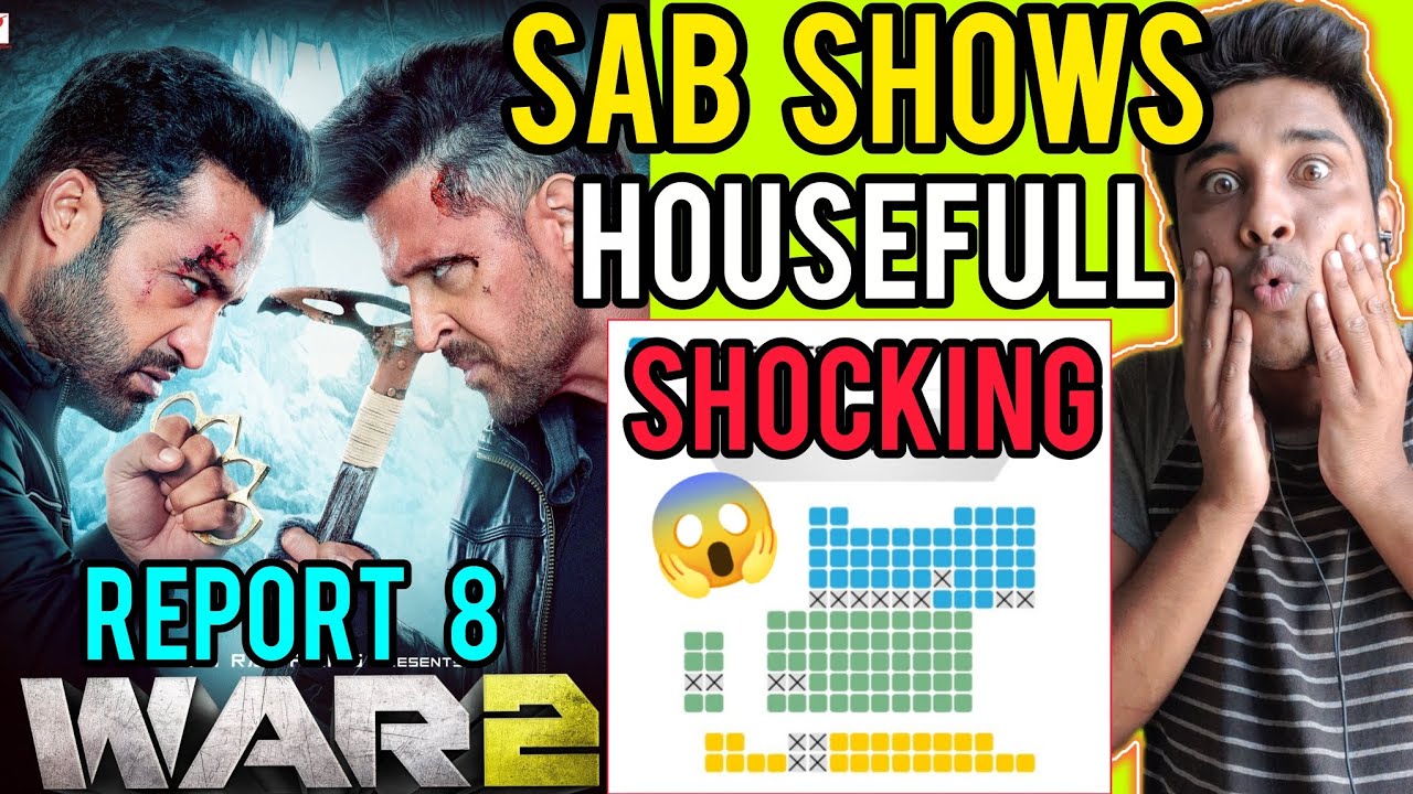 WAR 2 Advance Booking | WAR 2 Overseas Advance Booking Report 8 | WAR 2 Day 1 Collection Prediction