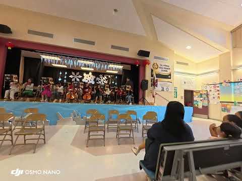 Pantera elementary school band string Xmas showcase 2025