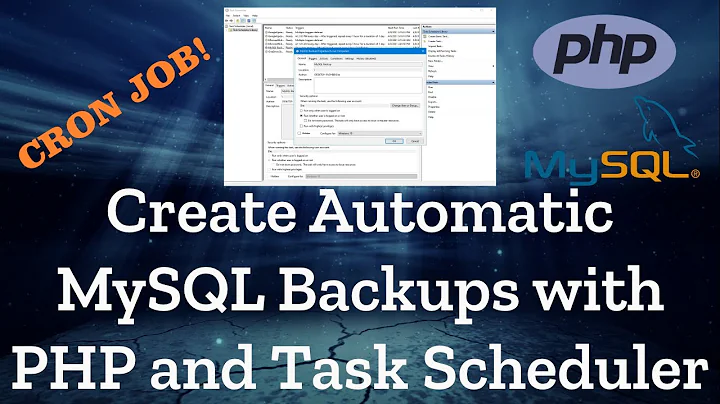 Create and Schedule Automatic MySQL Database Backups In PHP