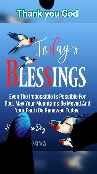 Morning Blessings & Gratitude