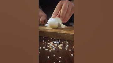 BEST LIFE HACK to cut ONIONS WITHOUT TEARS! 🧅😢