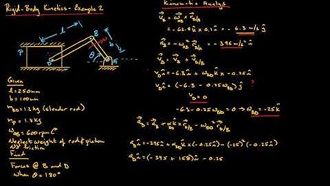 Kinetics of Rigid Bodies - Example 2