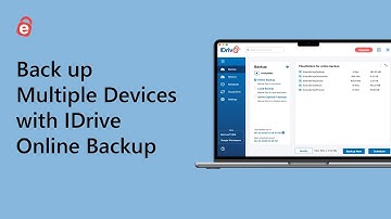 How to Back Up Multiple Devices to a Single IDrive Cloud Account | IDrive Online Backup