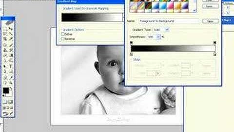 Black and White gradient photoshop tutorial