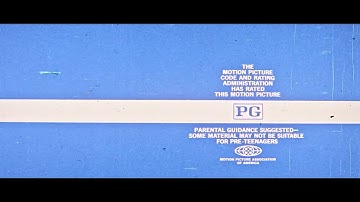 Paramount Pictures/MPAA Rating Card (PG, 1981)