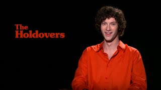 Dominic Sessa's acting debut, working with Paul Giamatti in 'The Holdovers' (Exclusive Interview)