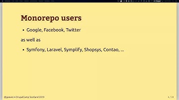 Mono-repo vs Multi-repo which approach is superior? - DrupalCamp Scotland 2019