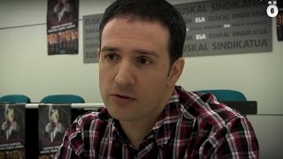 Mitxel Lakuntza (ELA): "Un gobierno que quiere cambio necesita de la gente en la calle"