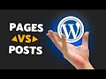 WordPress Pages vs Posts 🩵 | What is the Difference? (2026)
