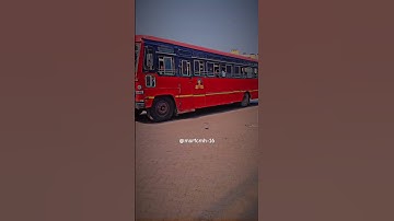 Msrtc old lalpari Depercharing from maliwada bus stand Ahmednagar #bus_shorts #msrtcbus #Shorts