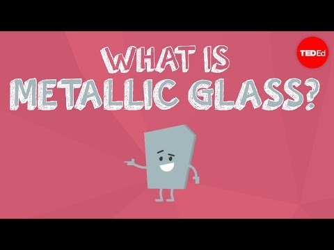 فيديو: ما هو الزجاج المعدني