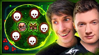 TOXIC DUO Dendi and Resolu1on poisoned the whole map 🐍
