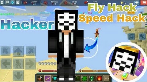 I met a hacker and I destroy him 😎 in Bed Wars [Blockman Go]