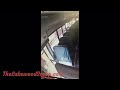 Child nearly struck getting off school bus