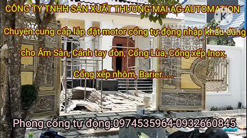 Lắp đặt motor cổng tự động tại Trảng Bom, Đồng Nai