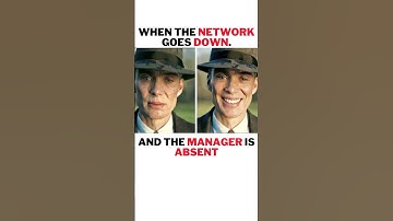 😄😫 When the Network Crashes: Network Engineer