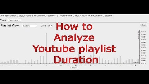How to Check or  Analyze Youtube playlist Duration-2022