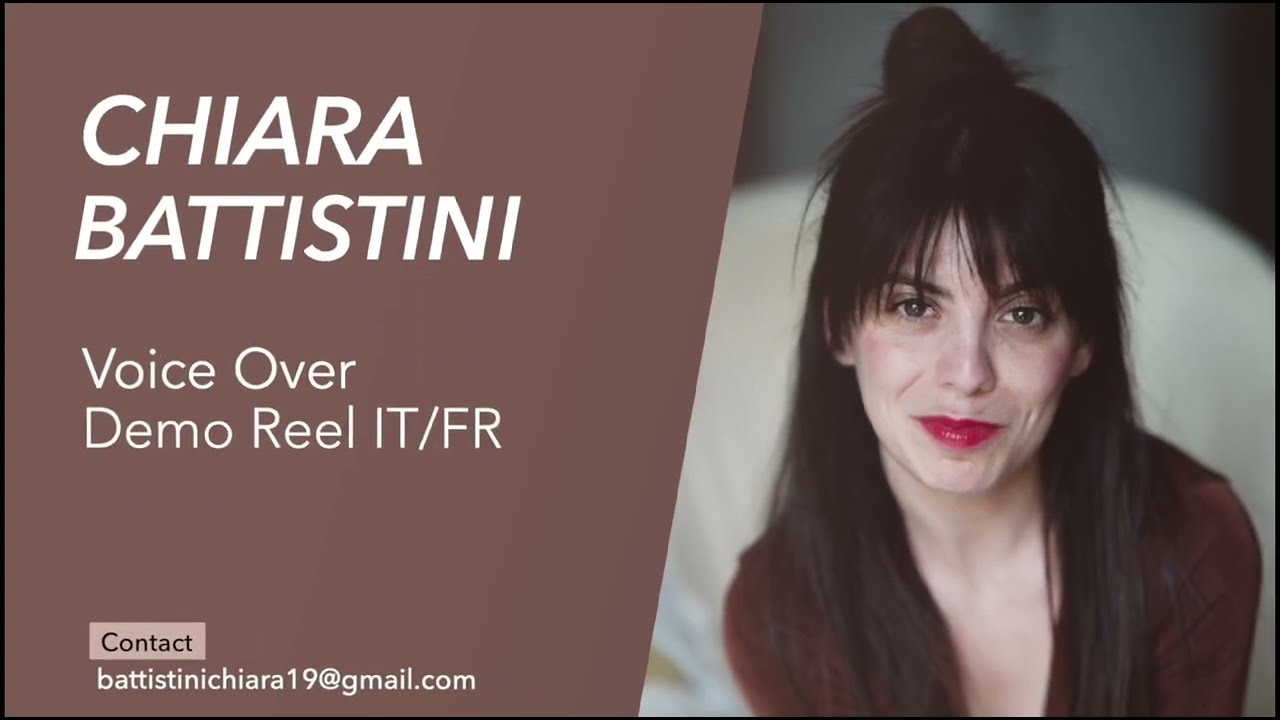 Voice Over Demo Reel - Chiara Battistini