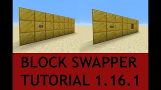 1.16.1 Wall Block Swapper | Amateur Redstone Tutorials