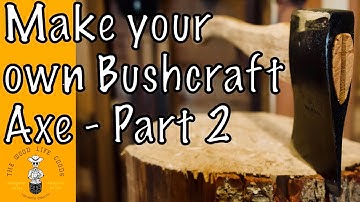 Restoring a Vintage Swedish Axe Head - Making a Bushcraft Axe Part 2