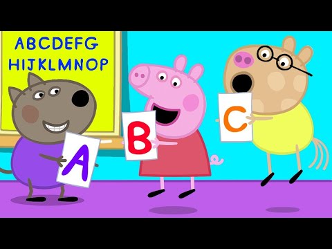 Peppa Pig ABC Song | Learning Alphabet for Children | Nursery Rhymes & Kids Songs