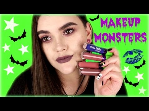 Makeup Monsters Liquid Lipsticks Review and Swatches! - YouTube